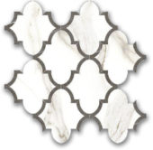 Polished Adoration Arabesque Mosaic | Qualis Ceramica | Luxury Tile and Vinyl at affordable prices