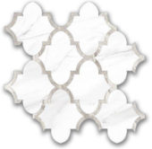 Polished Infatuation Arabesque Mosaic | Qualis Ceramica | Luxury Tile and Vinyl at affordable prices