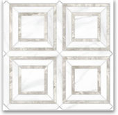 Polished Infatuation Piazza Mosaic | Qualis Ceramica | Luxury Tile and Vinyl at affordable prices