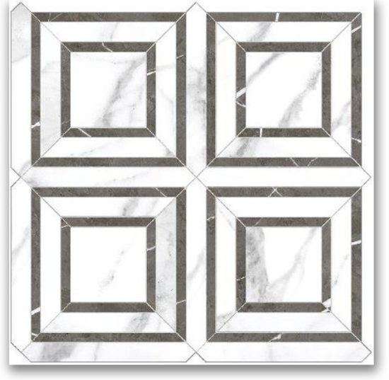 Polished Love Piazza Mosaic | Qualis Ceramica | Luxury Tile and Vinyl at affordable prices