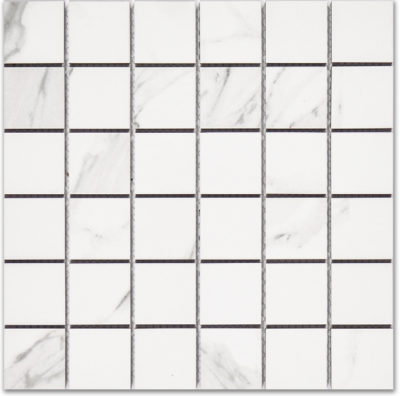Treasure II Statuario 2×2 Polished Mosaic