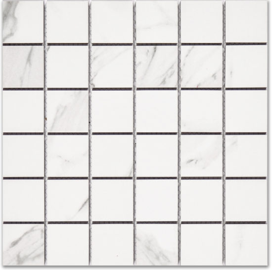 Treasure II Statuario 2x2 Polished Mosaic