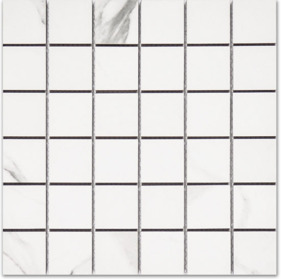 Treasure Statuario 2x2 Polished Mosaic | Qualis Ceramica | Luxury Tile and Vinyl at affordable prices