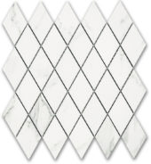 Treasure Statuario Polished Diamond Mosaic | Qualis Ceramica | Luxury Tile and Vinyl at affordable prices