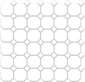 Treasure Ultimate Dolomite Polished Octagon/Dot Mosaic | Qualis Ceramica | Luxury Tile and Vinyl at affordable prices