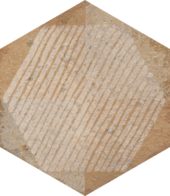 Alma 5.5X6.3 Sand Decor Hexagon | Qualis Ceramica | Luxury Tile and Vinyl at affordable prices