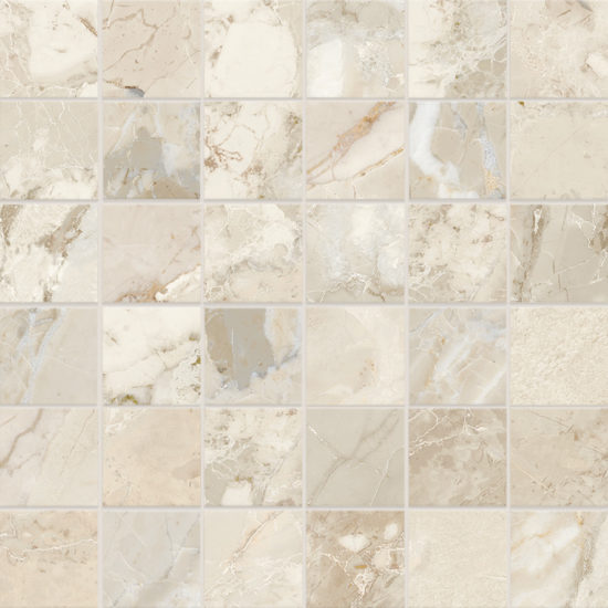 Dynasty Almond 2X2 Mosaic | Qualis Ceramica | Luxury Tile and Vinyl at affordable prices