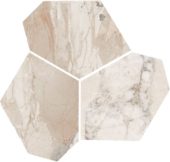 Dynasty Almond Polished/Matte 11X12 Eggs Mosaic | Qualis Ceramica | Luxury Tile and Vinyl at affordable prices