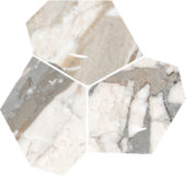 Dynasty Grey Polished/Matte 11X12 Eggs Mosaic | Qualis Ceramica | Luxury Tile and Vinyl at affordable prices