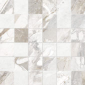 Dynasty White 2X2 Mosaic | Qualis Ceramica | Luxury Tile and Vinyl at affordable prices