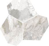 Dynasty White Polished/Matte 11X12 Eggs Mosaic | Qualis Ceramica | Luxury Tile and Vinyl at affordable prices