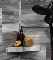 Hermitage Granite Shower Shelf 14.56x7.12x2 | Qualis Ceramica | Luxury Tile and Vinyl at affordable prices
