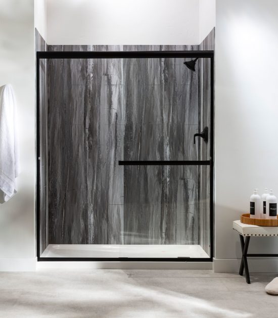 Hermitage Granite Shower Wall Kit 32x60x78 | Qualis Ceramica | Luxury Tile and Vinyl at affordable prices