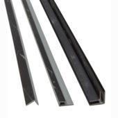 Black Ice 94" Trim Kit, 2 Inside Comers, 2 J Trims,  2 L Trims | Qualis Ceramica | Luxury Tile and Vinyl at affordable prices