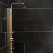 Black Ice Wall Tile 25x15 | Qualis Ceramica | Luxury Tile and Vinyl at affordable prices
