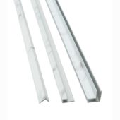 Carrara Marble 94" Trim Kit, 2 Inside Comers, 2 J Trims,  2 L Trims | Qualis Ceramica | Luxury Tile and Vinyl at affordable prices