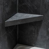 Cracked Slate Shower Bench 26x18.63x3 | Qualis Ceramica | Luxury Tile and Vinyl at affordable prices