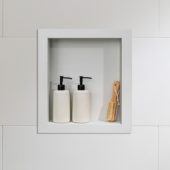 Dusty Pearl Shower Niche 14.5 x12 Inside | Qualis Ceramica | Luxury Tile and Vinyl at affordable prices