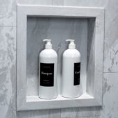 Iced Pewter Niche  14.5x12 inside | Qualis Ceramica | Luxury Tile and Vinyl at affordable prices