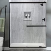 Iced Pewter Shower Wall Kit 36x36x78 | Qualis Ceramica | Luxury Tile and Vinyl at affordable prices