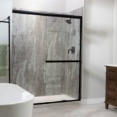 Smoky Sky Shower Wall Kit 30x60x78 | Qualis Ceramica | Luxury Tile and Vinyl at affordable prices