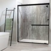Smoky Sky Shower Wall Kit 36x36x78 | Qualis Ceramica | Luxury Tile and Vinyl at affordable prices