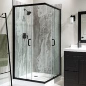 Smoky Sky Shower Wall Kit 36x60x78 | Qualis Ceramica | Luxury Tile and Vinyl at affordable prices