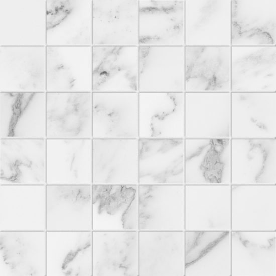 Florence 2X2 Bianco Matte Mosaic | Qualis Ceramica | Luxury Tile and Vinyl at affordable prices