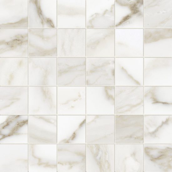 Florence 2X2 Calacatta Matte Mosaic | Qualis Ceramica | Luxury Tile and Vinyl at affordable prices