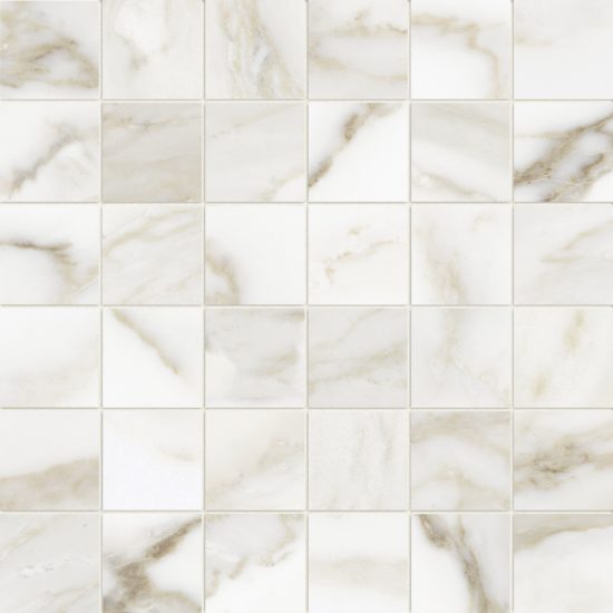 Florence 2X2 Calacatta Matte Mosaic | Qualis Ceramica | Luxury Tile and Vinyl at affordable prices