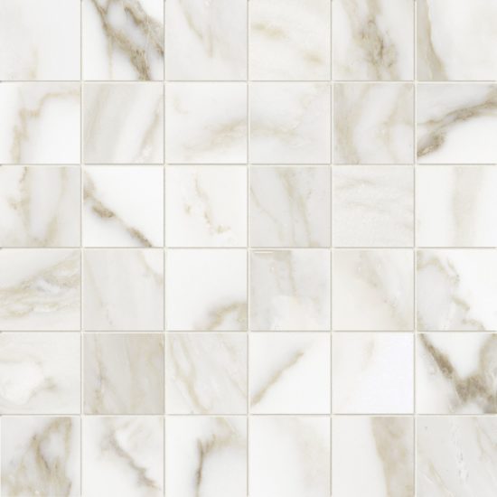 Florence 2X2 Calacatta Matte Mosaic | Qualis Ceramica | Luxury Tile and Vinyl at affordable prices
