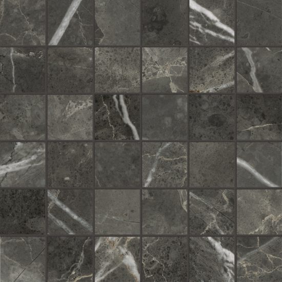Florence 2X2 Carbon Matte Mosaic | Qualis Ceramica | Luxury Tile and Vinyl at affordable prices