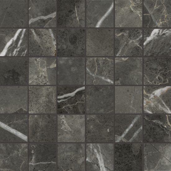 Florence 2X2 Carbon Matte Mosaic | Qualis Ceramica | Luxury Tile and Vinyl at affordable prices
