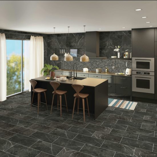 Florence 2X2 Carbon Matte Mosaic | Qualis Ceramica | Luxury Tile and Vinyl at affordable prices