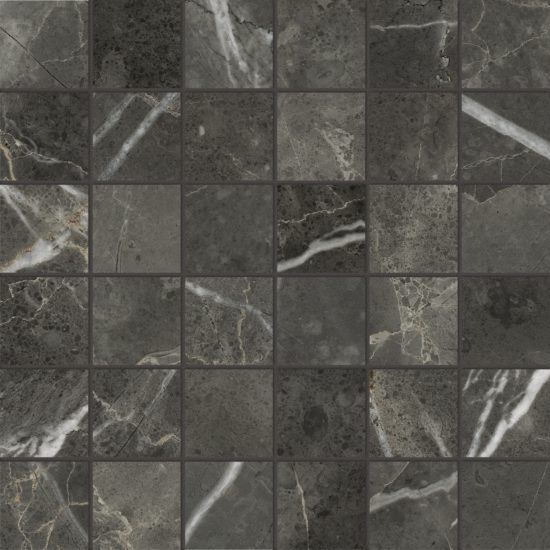 Florence 2X2 Carbon Matte Mosaic | Qualis Ceramica | Luxury Tile and Vinyl at affordable prices