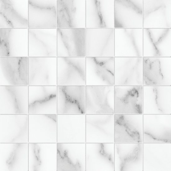 Florence 2X2 Statuario Matte Mosaic | Qualis Ceramica | Luxury Tile and Vinyl at affordable prices