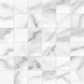 Florence 2X2 Statuario Matte Mosaic | Qualis Ceramica | Luxury Tile and Vinyl at affordable prices
