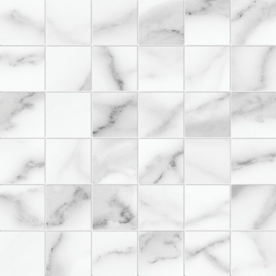 Florence 2X2 Statuario Matte Mosaic | Qualis Ceramica | Luxury Tile and Vinyl at affordable prices
