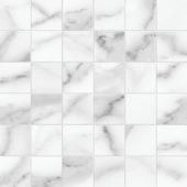 Florence 2X2 Statuario Matte Mosaic | Qualis Ceramica | Luxury Tile and Vinyl at affordable prices