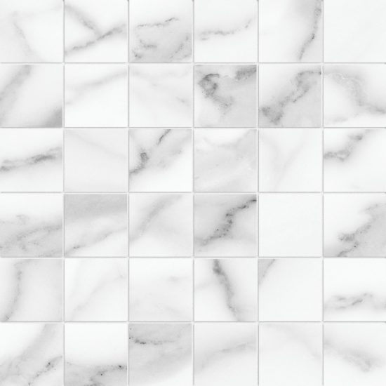 Florence 2X2 Statuario Matte Mosaic | Qualis Ceramica | Luxury Tile and Vinyl at affordable prices