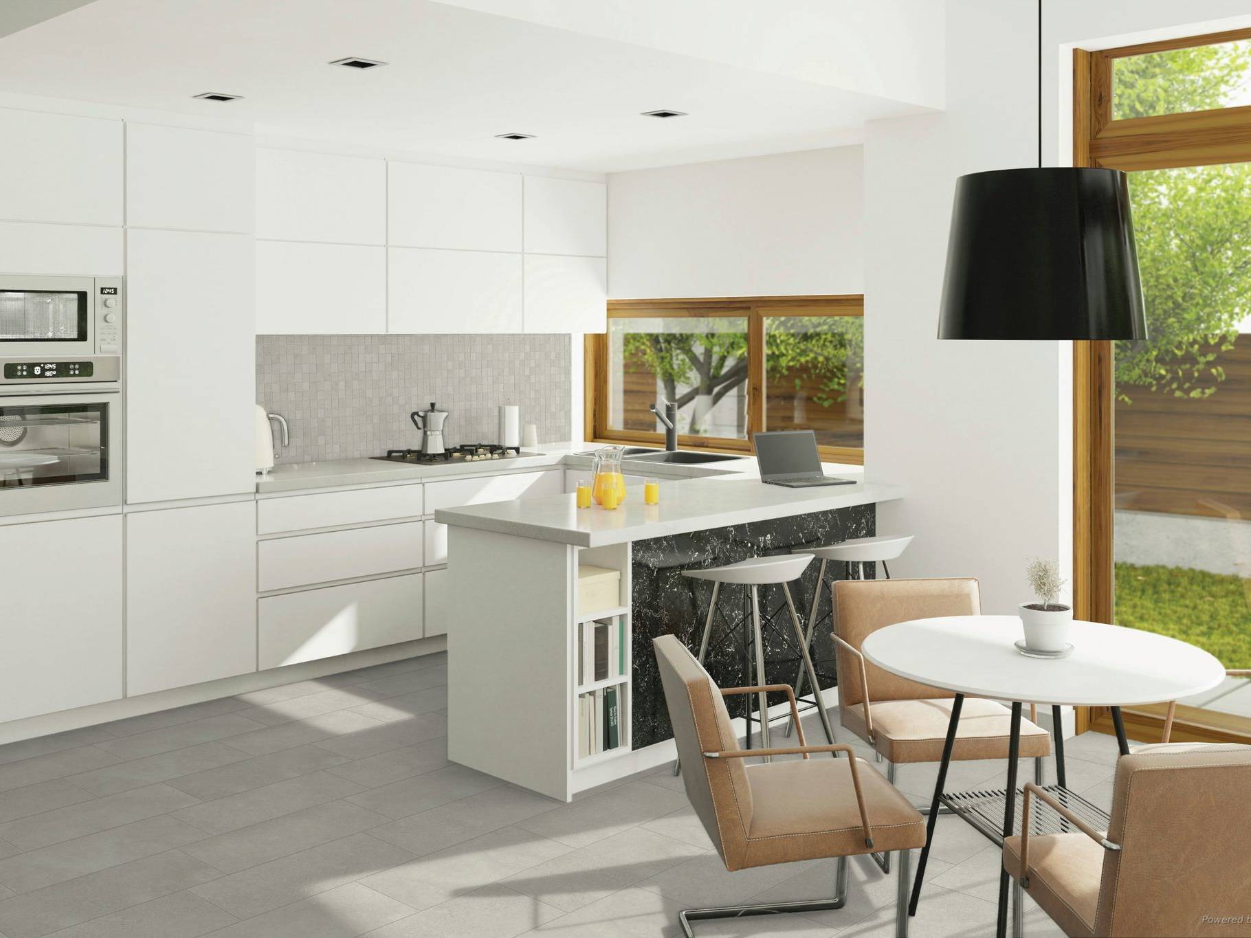 Madison 12x24 and 2x2 Glacier Matte 2 | Qualis Ceramica | Luxury Tile and Vinyl at affordable prices