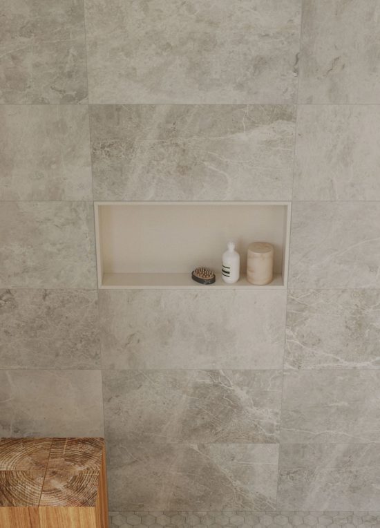 Marmiline Mist 12x28 Niche | Qualis Ceramica | Luxury Tile and Vinyl at affordable prices