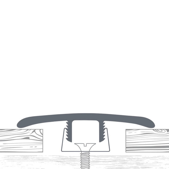 T-Mold Rustic Oak Brown | Qualis Ceramica | Luxury Tile and Vinyl at affordable prices