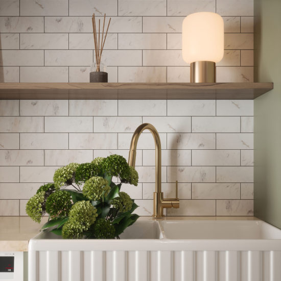Camellia Field Tile 3” x 9” | Qualis Ceramica | Luxury Tile and Vinyl at affordable prices