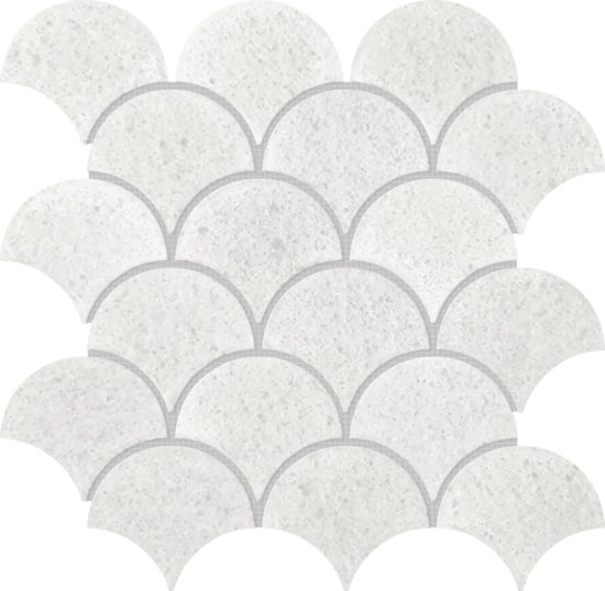 Crystal White Marble Scale Polished | Qualis Ceramica | Luxury Tile and Vinyl at affordable prices