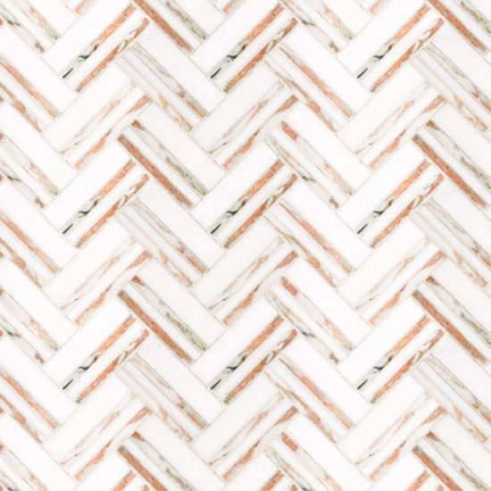 Rosey Weave Mosaic | Qualis Ceramica | Luxury Tile and Vinyl at affordable prices