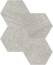 Anciano Grigio 6 Hexagon Mosaic | Qualis Ceramica | Luxury Tile and Vinyl at affordable prices