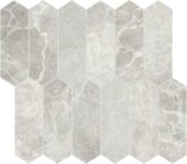 Apollo Argento 2x6 Picket Mosaic | Qualis Ceramica | Luxury Tile and Vinyl at affordable prices