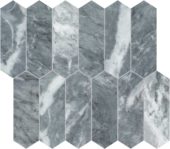 Aqua Intenso 2x6 Picket Mosaic | Qualis Ceramica | Luxury Tile and Vinyl at affordable prices