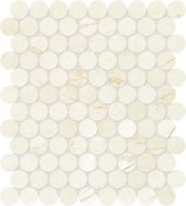 Avorio Crema 1.25 Penny Round Mosaic | Qualis Ceramica | Luxury Tile and Vinyl at affordable prices